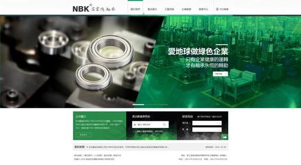高端网站建设|杭州派迪科技|NBK轴承项目